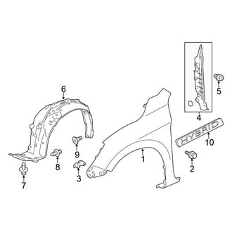 Honda OE - Fender & Components