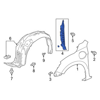 Honda OE - Front Left Fender Insulator