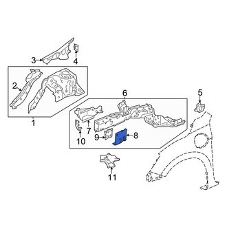 Honda OE - Right Frame Side Member Reinforcement