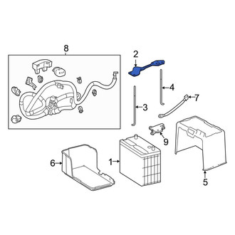 Honda OE - Battery Hold Down Frame