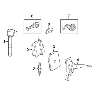 Honda OE - Electrical - Ignition System (Conventional), (EX / EX-L / LX / Sport 2.4L)