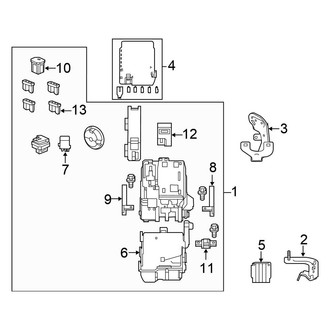 Honda OE - Electrical Components (Conventional, Engine Compartment), (Coupe 3.5L)