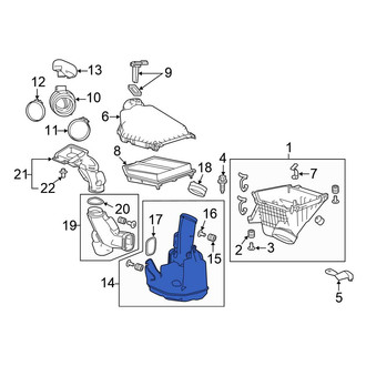Honda OE - Lower Engine Air Intake Resonator