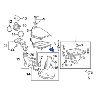 Honda OE - Engine Air Intake Hose Adapter