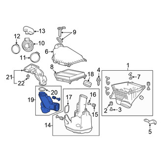 Honda OE - Engine Air Intake Hose