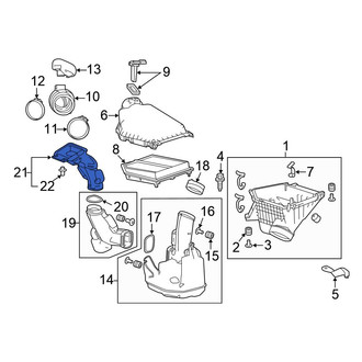 Honda OE - Engine Air Intake Hose