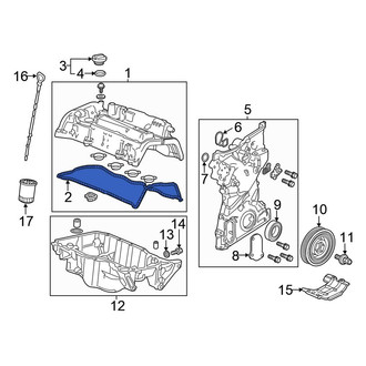 Honda OE - Right Engine Valve Cover Gasket