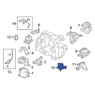 Honda OE - Lower Manual Transmission Mount