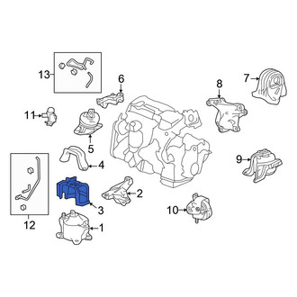 Honda OE - Engine Mount Isolator