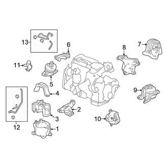 Honda OE - Engine / Transaxle - Engine & Transmission Mounting
