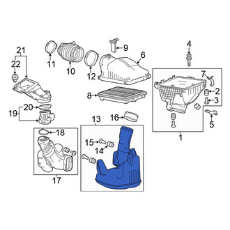 Honda OE - Lower Engine Air Intake Resonator