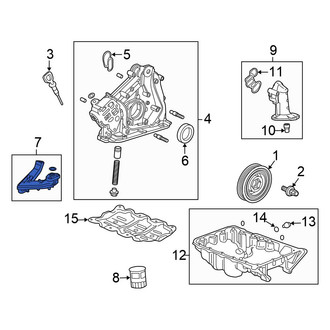 Honda OE - Engine Oil Pump Pickup Tube and Screen