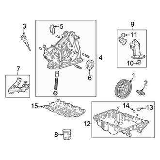 Honda OE - Engine / Transaxle - Engine Parts (Sedan 3.5L)