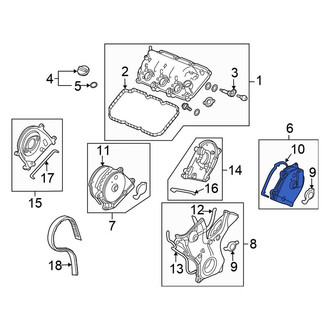 Honda OE - Upper Engine Timing Cover Gasket
