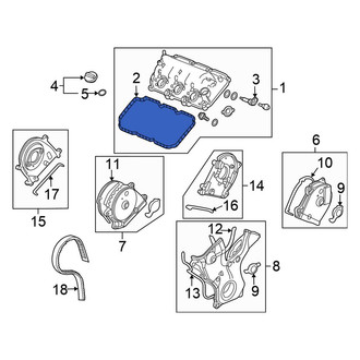 Honda OE - Engine Valve Cover Gasket