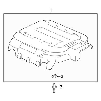 Honda OE - Engine / Transaxle - Engine Appearance Cover (Sedan 3.5L)