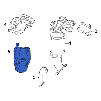 Honda OE - Lower Exhaust Manifold Heat Shield