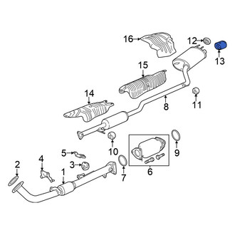 Honda OE - Exhaust Tail Pipe