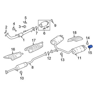 Honda OE - Exhaust Tail Pipe