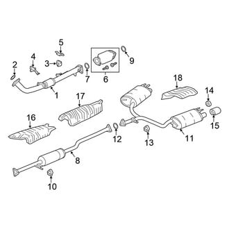 Honda OE - Exhaust System - Exhaust Components (Sport)