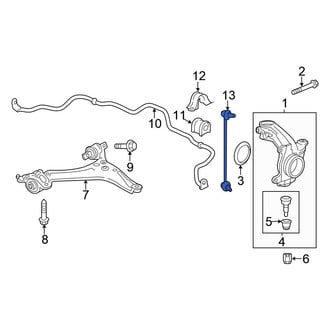 Honda OE - Front Right Suspension Stabilizer Bar Link