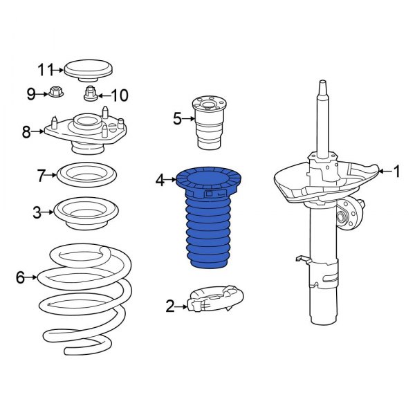 Suspension Strut Bellows