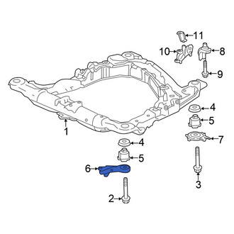 Honda OE - Front Left Engine Cradle Bracket