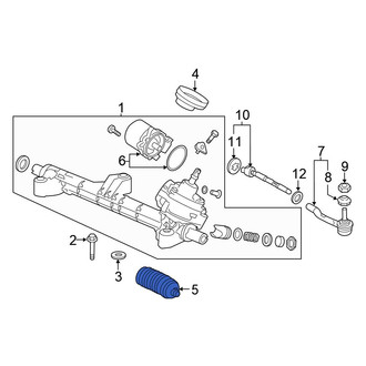Honda OE - Rack and Pinion Bellows