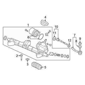 Honda OE - Steering Gear & Linkage (2.4L)