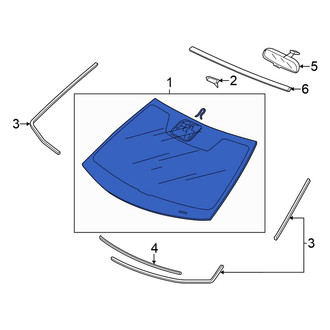 Honda OE - Front Windshield