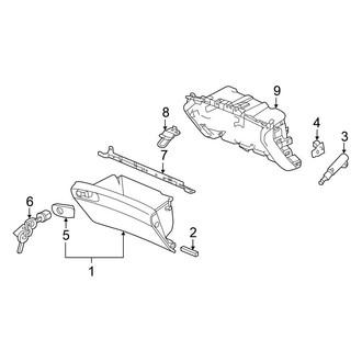 Honda OE - Instrument Panel - Glove Box (Sedan)