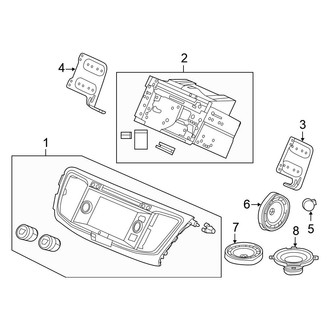 Honda OE - Instrument Panel - Sound System (With Touchscreen)