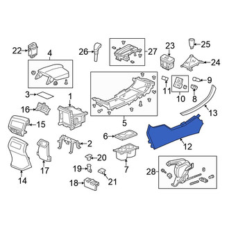 Honda OE - Center Console Panel