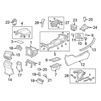 Honda OE - Center Console (Sedan)