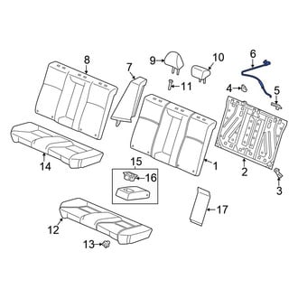Honda OE - Rear Folding Seat Release Cable