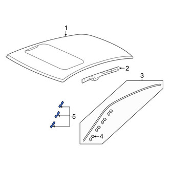 Honda OE - Roof Molding Clip