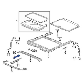 Honda OE - Sunroof Slide