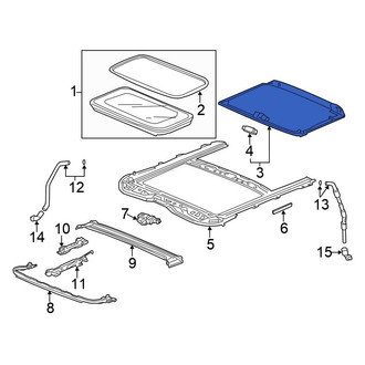 Honda OE - Sunroof Cover