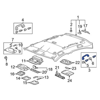 Honda OE - Interior Grab Bar
