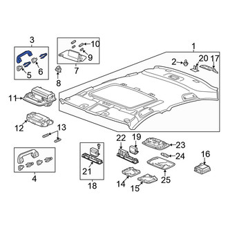 Honda OE - Interior Grab Bar