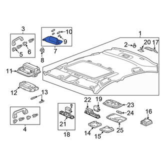 Honda OE - Left Sun Visor