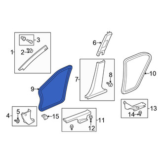 Honda OE - Front Door Opening Trim
