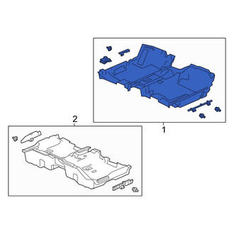Honda OE - Front Floor Carpet