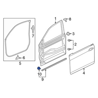 Honda OE - Door Interior Trim Panel Retainer