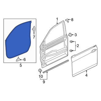 Honda OE - Front Left Door Seal