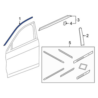 Honda OE - Front Right Door Reveal Molding