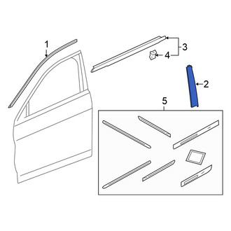 Honda OE - Front Right Door Applique