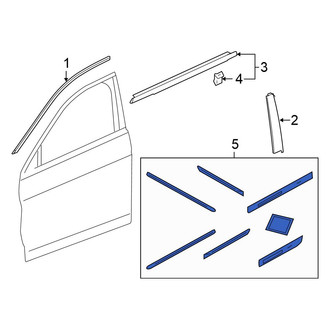 Honda OE - Front Door Molding