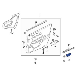 Honda OE - Front Right Door Window Switch