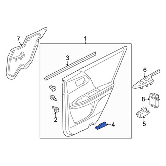 Honda OE - Door Interior Trim Panel Cap